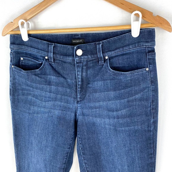 Ann Taylor Jeans Modern Straight Leg Hemmed 6 - Picture 3 of 7